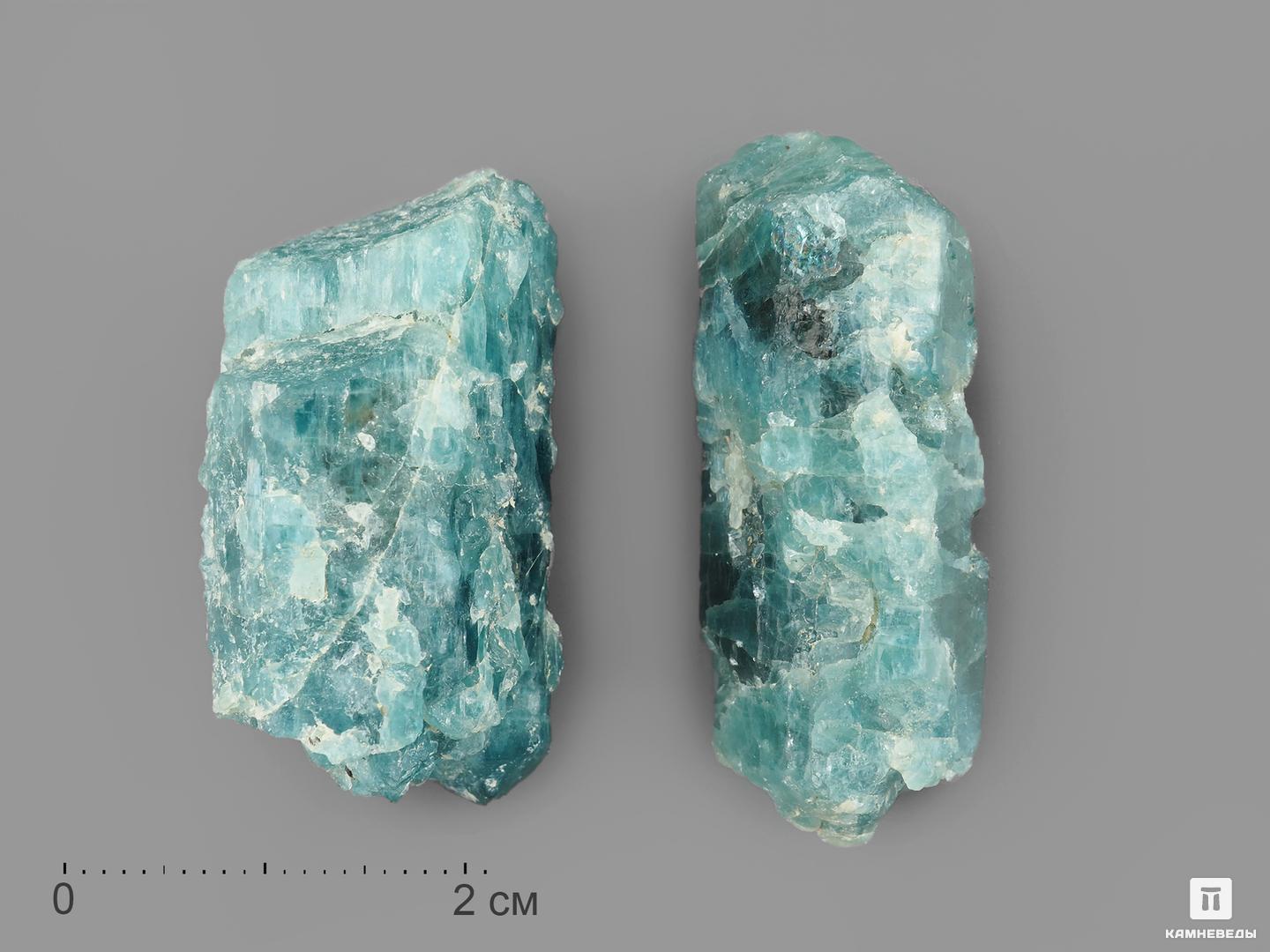 Апатит синий, кристалл 3,8х1,8х1,5 см, 18374, фото 1