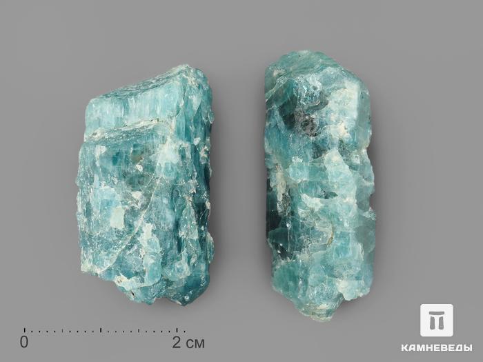 Апатит синий, кристалл 3,8х1,8х1,5 см, 18374, фото 1