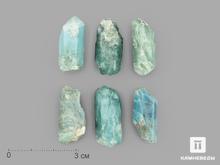 Апатит синий, кристалл 2-3 см
