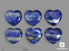 Сердце из лазурита, 4х4х1,3 см
