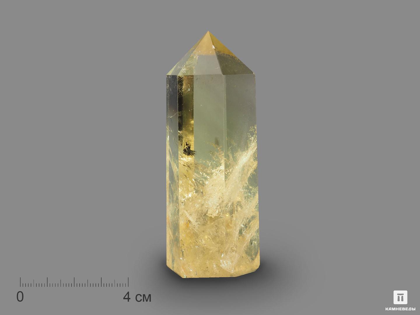 Цитрин в форме кристалла, 9-10 см (150-160 г), 18798, фото 1