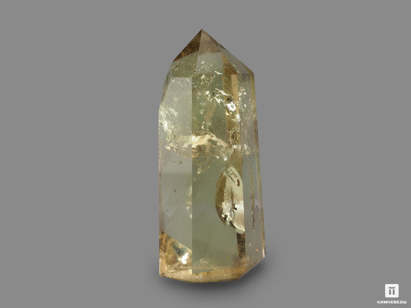 Цитрин в форме кристалла, 8-10 см (160-180 г), 18799, фото 2