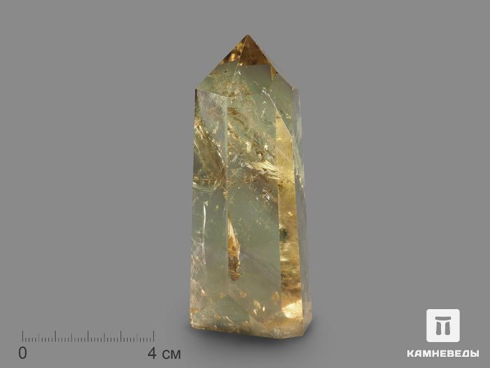 Цитрин в форме кристалла, 8-10 см (160-180 г), 18799, фото 1