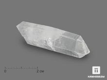 Горный хрусталь, двухголовый кристалл 5-6 см