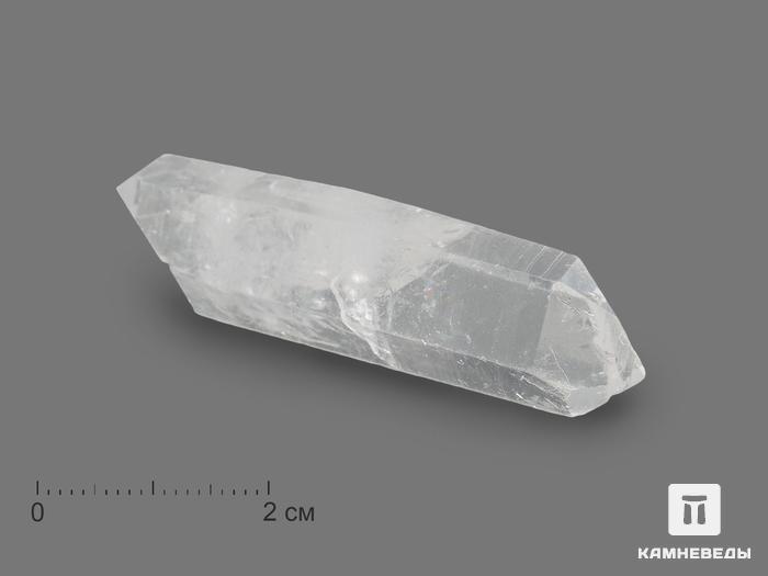 Горный хрусталь, двухголовый кристалл 5-6 см, 4785, фото 1