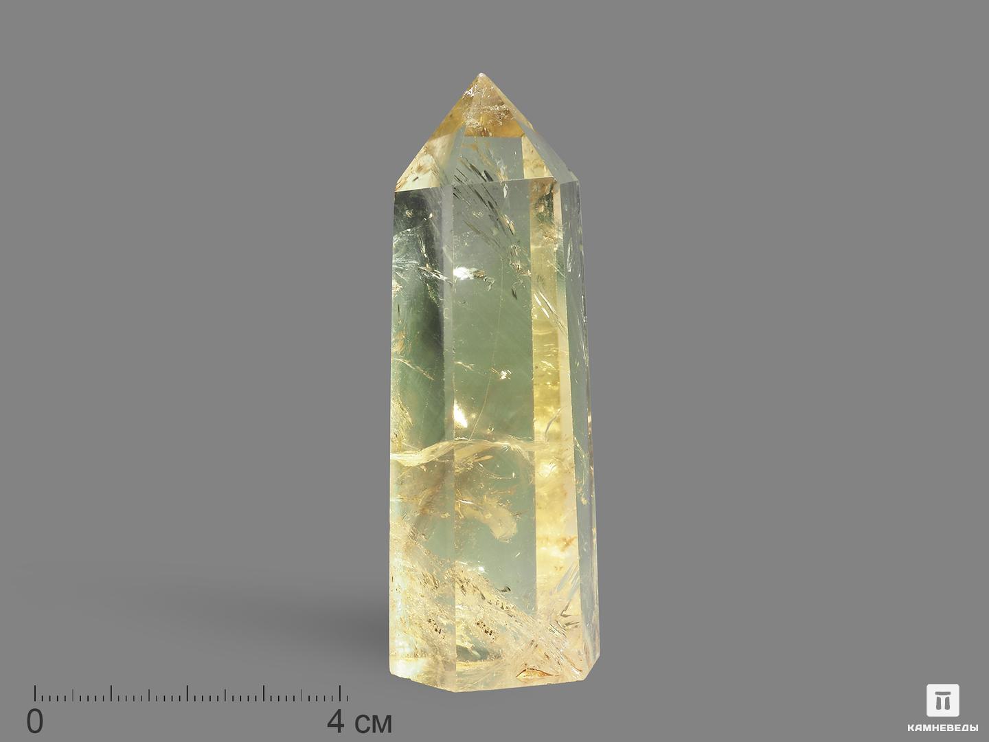Цитрин в форме кристалла, 7-9 см (100-110 г), 18797, фото 1