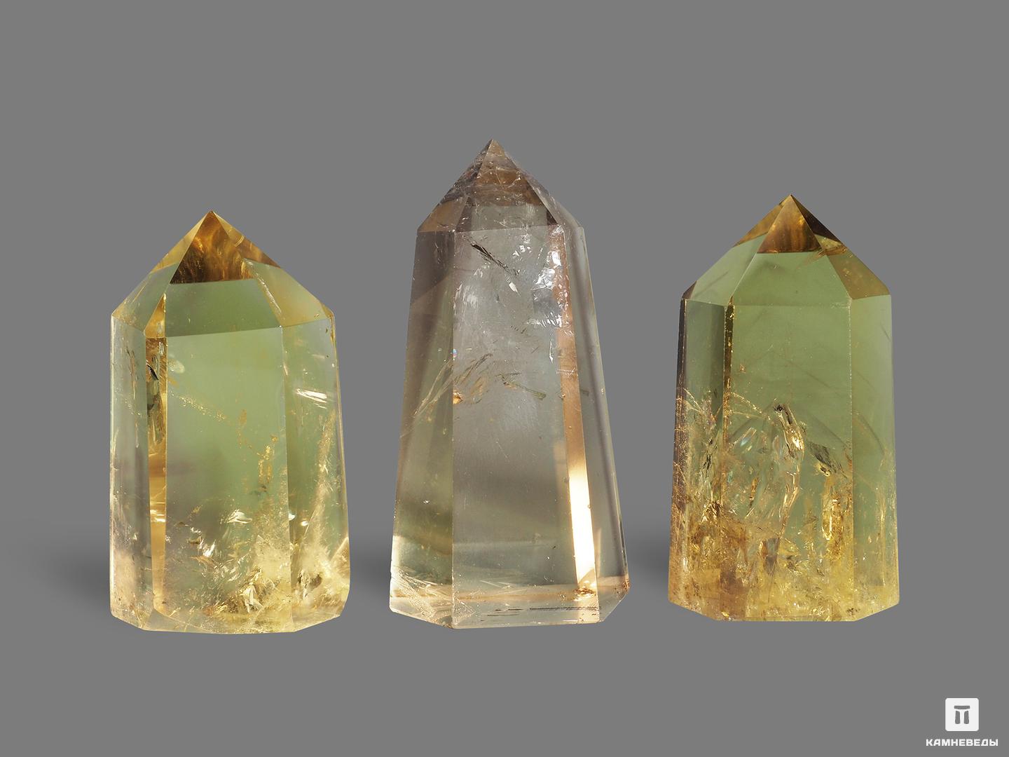 Цитрин в форме кристалла, 6,5-9,5 см (110-120 г), 18796, фото 2