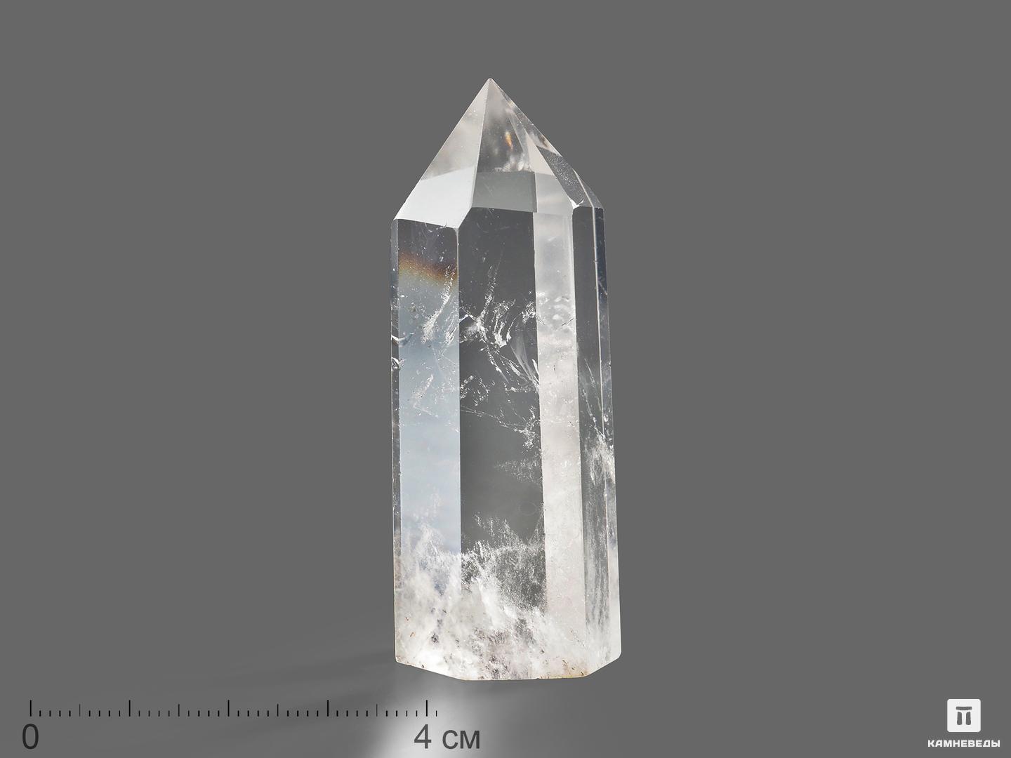 Горный хрусталь (кварц) в форме кристалла, 3,5-5,5 см (40-50 г), 18792, фото 1