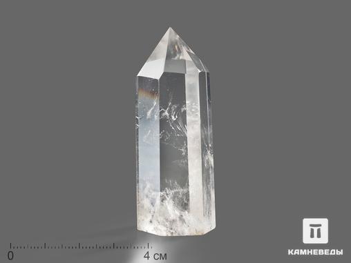 Горный хрусталь (кварц) в форме кристалла, 6-8 см (40-50 г), 18792, фото 1