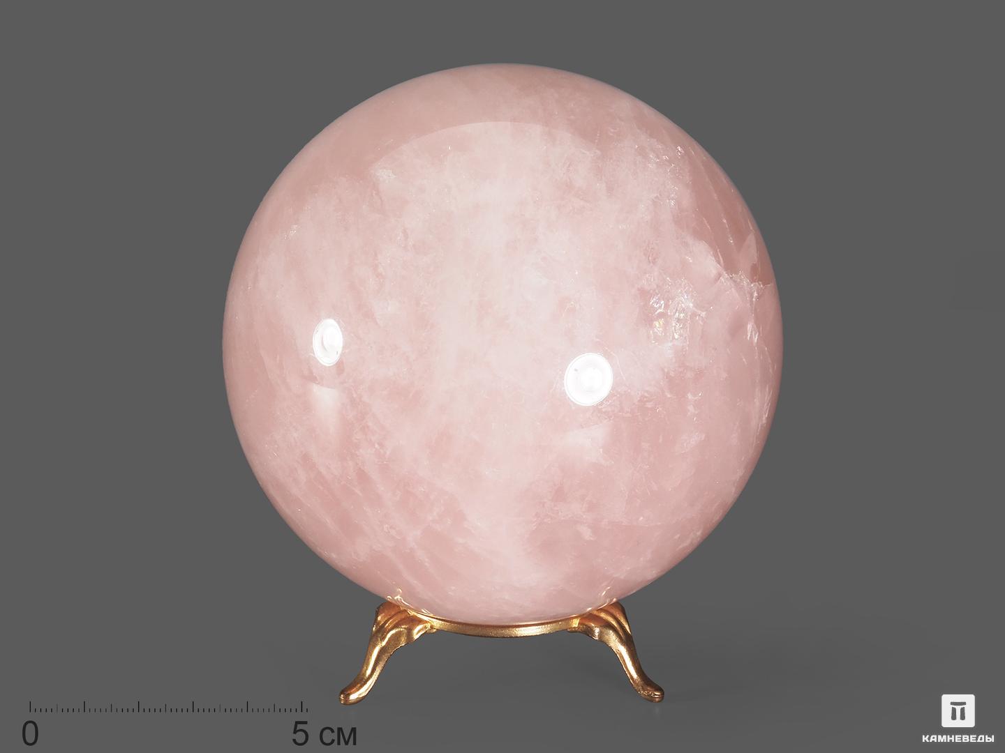 Шар из розового кварца, 102 мм, 18791, фото 1