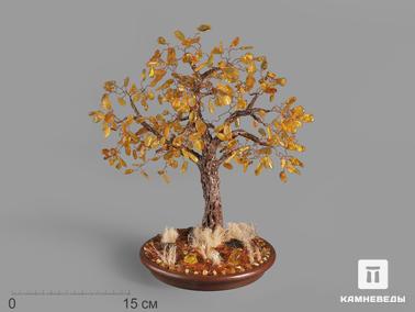 Янтарь. Дерево из янтаря, 37х32х20 см