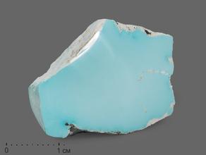 Бирюза, полированный срез 3,4х2,5х1,1 см