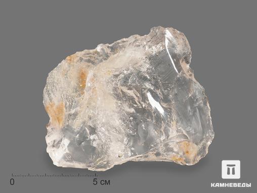 Пирит в горном хрустале (кварце), 10,2х9,2х3 см, 18901, фото 1