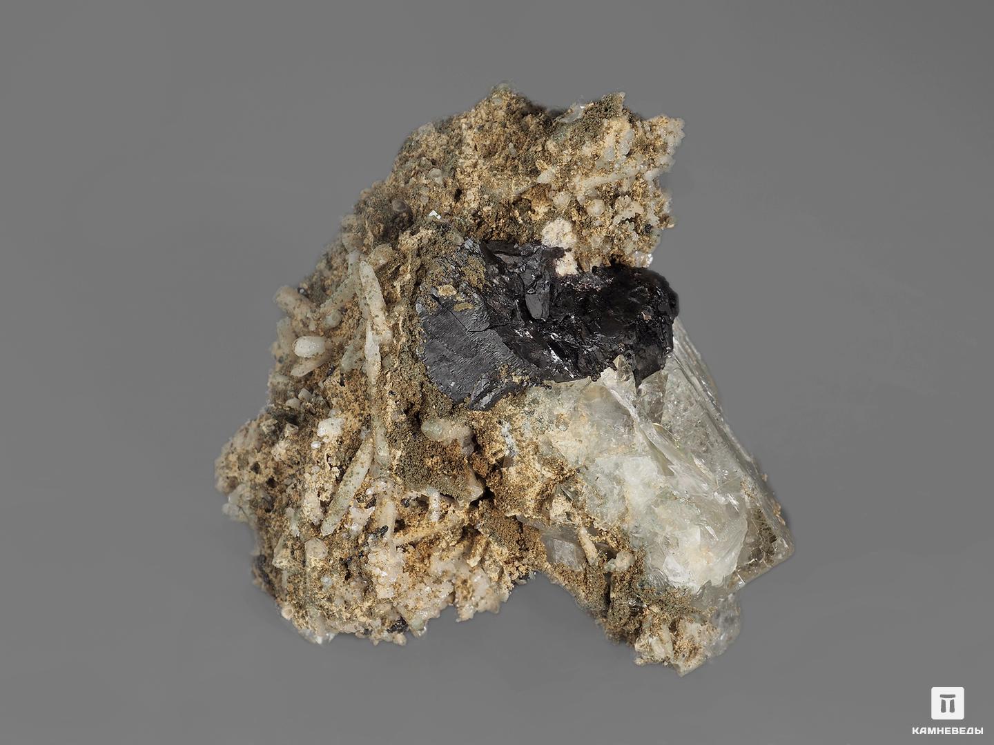 Флюорит со сфалеритом и кварцем, 7,3х6х5,2 см, 18937, фото 2
