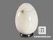 Яйцо из кахолонга (белого опала), 5,9х4,3 см, 18949, фото 2