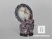 Композиция «Часы» с агатом и друзой аметиста, 20,5х14,5 см, 18951, фото 2