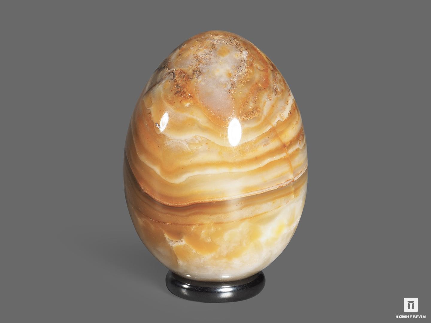 Яйцо из шайтанского переливта, 6,4х4,6 см, 18971, фото 2