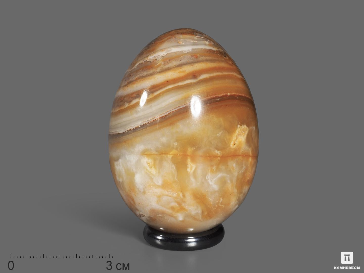 Яйцо из шайтанского переливта, 6,4х4,6 см, 18971, фото 1