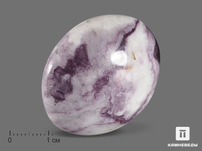 Сирингит, полированная галька 4х3,6х1,6 см, 19017, фото 1