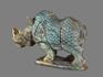 Носорог из лабрадора, 11,6х6,5х3,4 см, 19071, фото 2