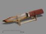 Сувенирный нож из серого агата и анальцимолита, 25,5х5,5х4,9 см, 19098, фото 1