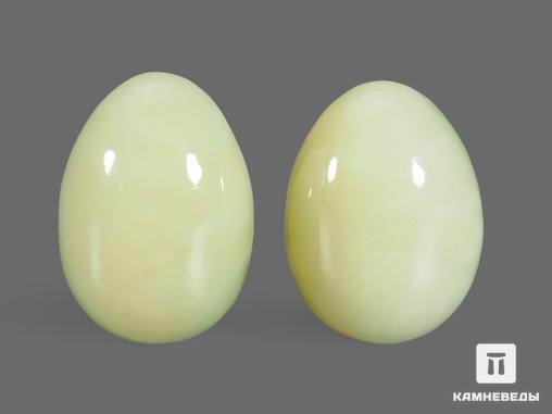 Яйцо из светлого нефрита, 3,5х2,5 см, 19057, фото 2