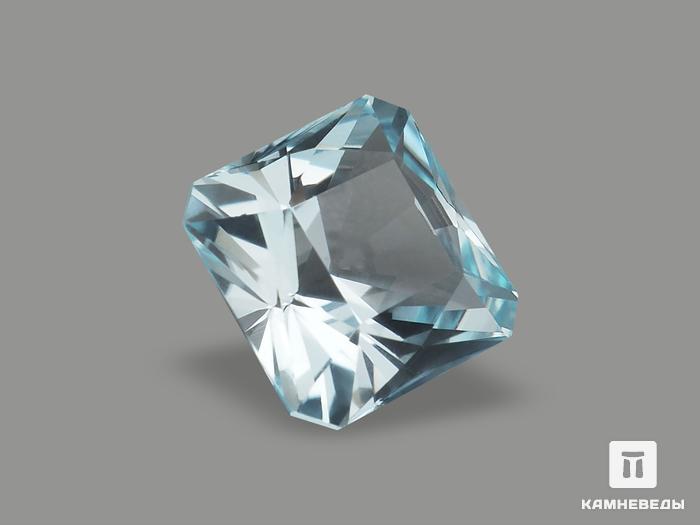 Топаз голубой, огранка 7х7х5 мм (1,8 ct), 5432, фото 2