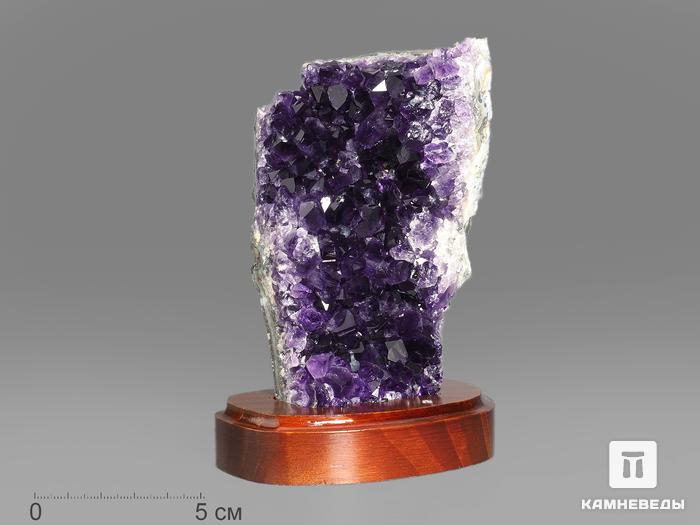 Аметист, друза на подставке 14х10х7 см, 10-167/41, фото 1