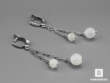Серьги из селенита