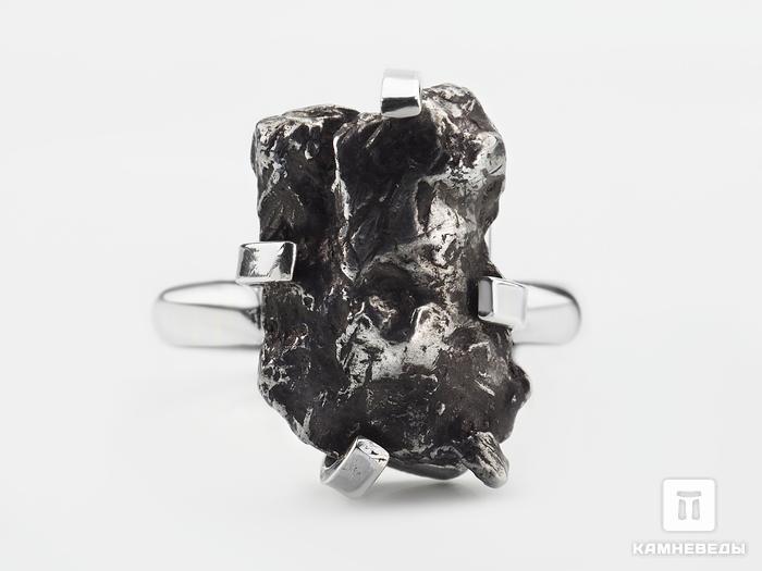 Кольцо с метеоритом Сихотэ-Алинь, 1,6х1см, 14900, фото 2