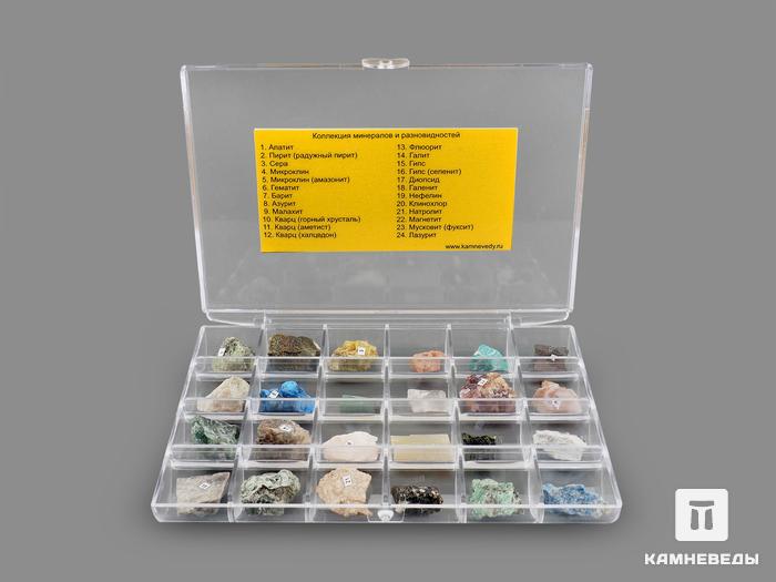 Коллекция минералов и разновидностей (24 образца), 19632, фото 1