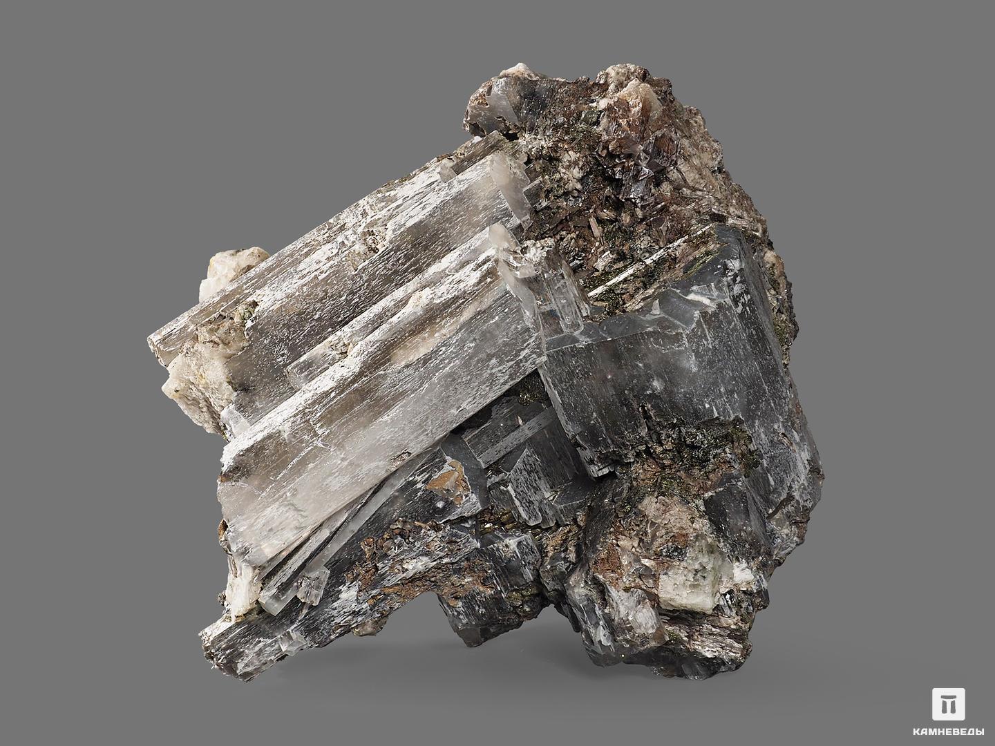 Натролит с эгирином и пектолитом, сросток кристаллов 11,5х11х6,5 см, 19566, фото 2