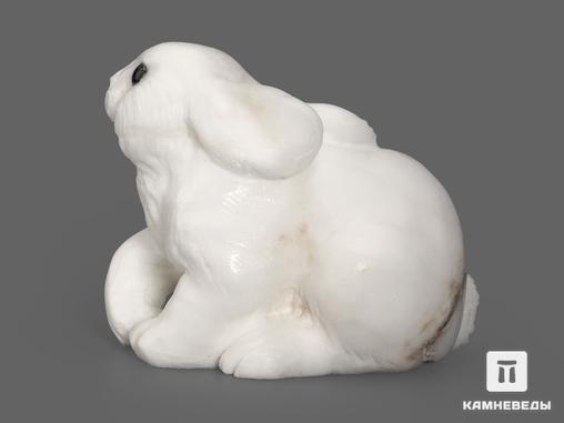Заяц из ангидрита, 8,5х6,2х5,5 см, 19568, фото 2