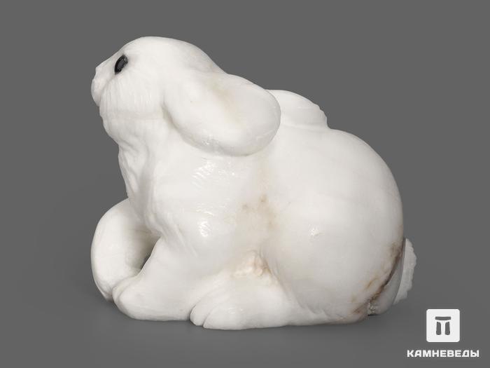 Заяц из ангидрита, 8,5х6,2х5,5 см, 19568, фото 2