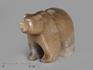 Медведь из мохового нефрита, 7х4,3х2,9 см, 19588, фото 1