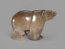 Медведь из мохового нефрита, 7х4,3х2,9 см, 19588, фото 3