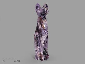 Кошка из чароита, 18,6х5х4,9 см