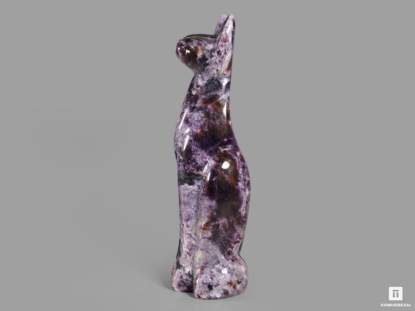 Кошка из чароита, 18,6х5х4,9 см, 19605, фото 3