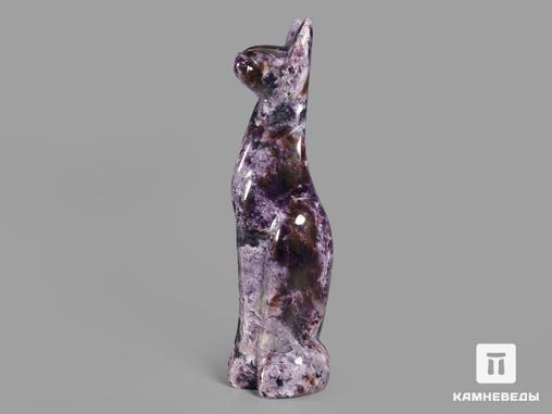 Кошка из чароита, 18,6х5х4,9 см, 19605, фото 3