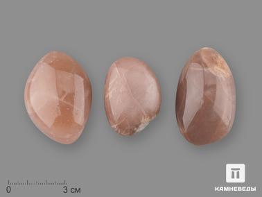 Адуляр, Лунный камень, Солнечный камень. Лунный камень (адуляр) с эффектом солнечного камня, крупная галтовка 4-5,5 см (45-50 г)