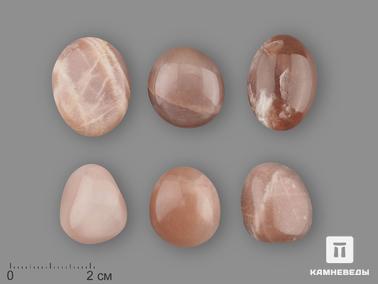 Адуляр, Лунный камень, Солнечный камень. Лунный камень (адуляр) с эффектом солнечного камня, крупная галтовка 2-3 см (5-10 г)