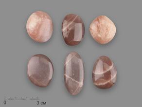 Лунный камень (адуляр) с эффектом солнечного камня, крупная галтовка 2-4,5 см (15-20 г)