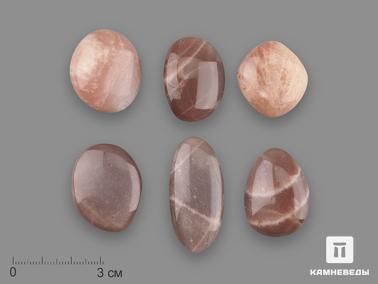 Лунный камень, Адуляр, Солнечный камень. Лунный камень (адуляр) с эффектом солнечного камня, крупная галтовка 2-4,5 см (15-20 г)