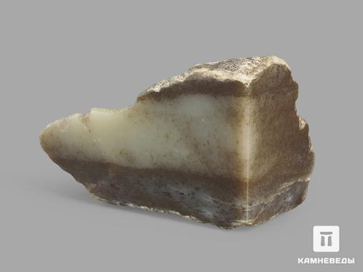 Нефрит моховой, полированный срез 9,9х6,2х4,9 см, 19622, фото 2