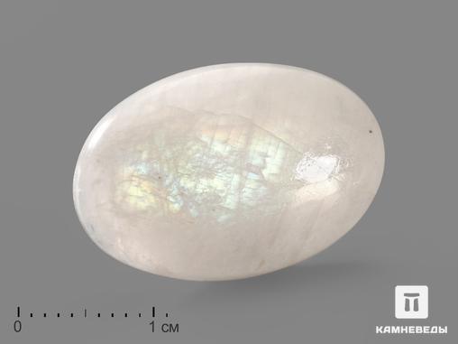 Лунный камень, кабошон 2,5х1,6х0,6 см, 19710, фото 1
