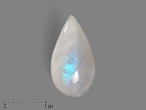Лунный камень, кабошон 2,2х1,2х0,6 см
