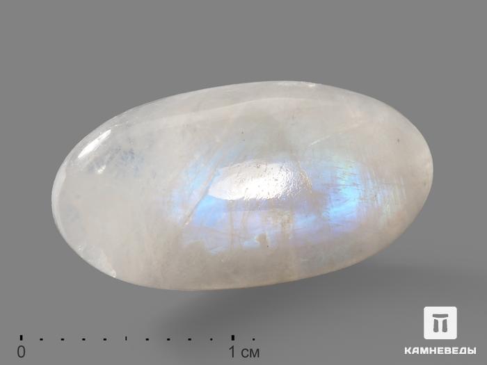 Лунный камень, кабошон 1,8х1х0,5 см, 9-58/4, фото 1