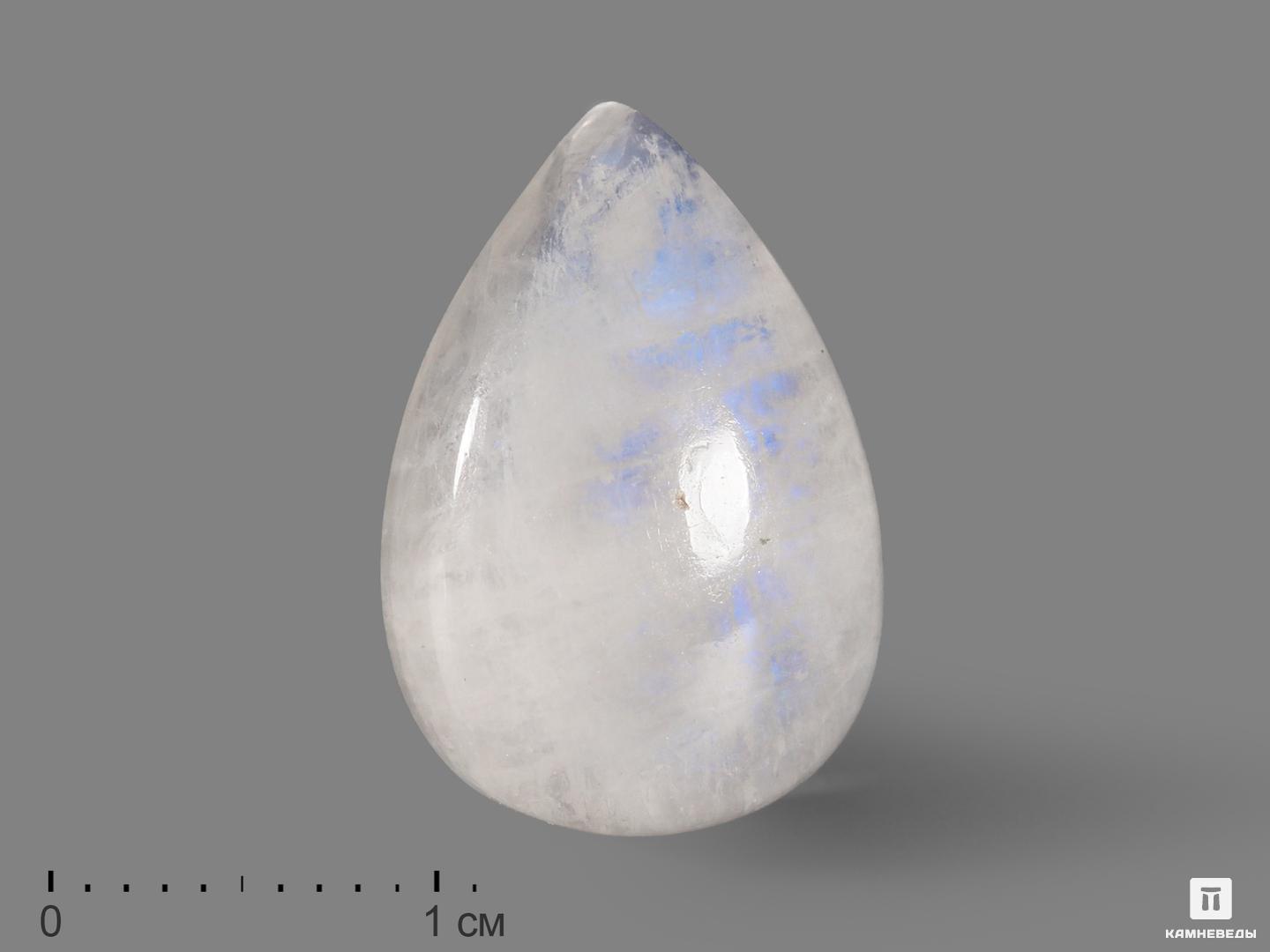 Лунный камень, кабошон 1,9х1,3х0,7 см, 19717, фото 1