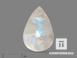 Лунный камень, кабошон 2,5х1,5х0,6 см, 19711, фото 1