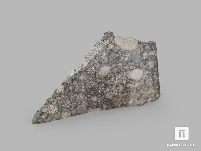 Метеорит Aba Panu, пластина в боксе 2,1х1,4х0,1 см (0,7 г), 19809, фото 2